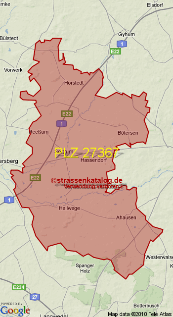 Postleitzahl 27367