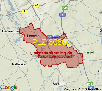 Postleitzahl 30880