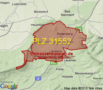 Postleitzahl 31552
