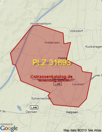 Postleitzahl 31693