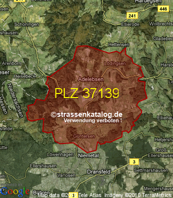 Postleitzahl 37139