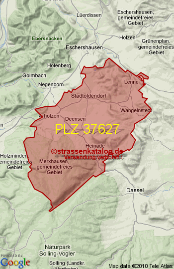 Postleitzahl 37627
