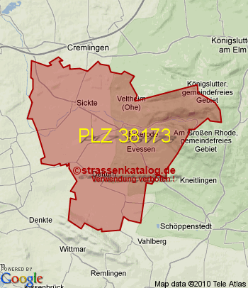 Postleitzahl 38173