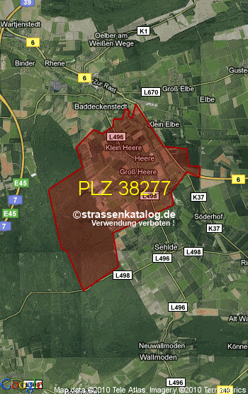 Postleitzahl 38277