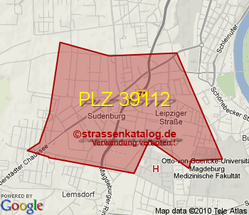 Postleitzahl 39112
