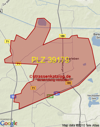 Postleitzahl 39179