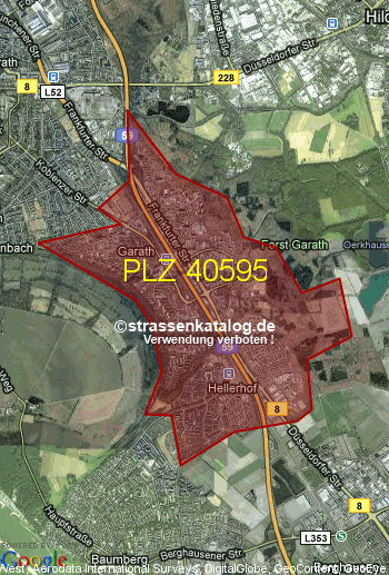 Postleitzahl 40595