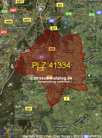 Postleitzahl 41334