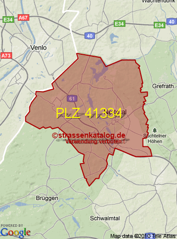 Postleitzahl 41334