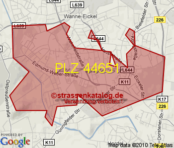 Postleitzahl 44651
