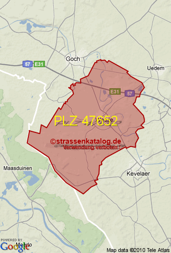 Postleitzahl 47652