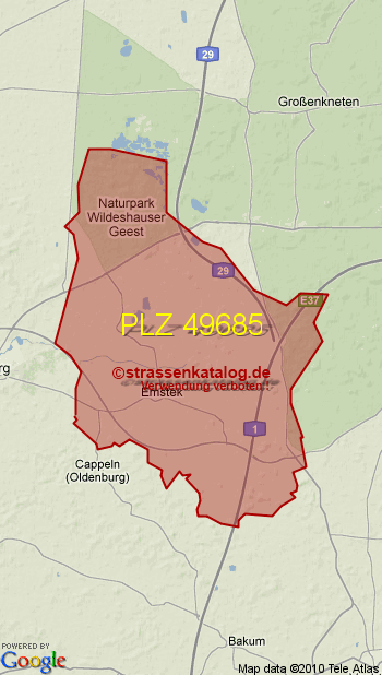 Postleitzahl 49685