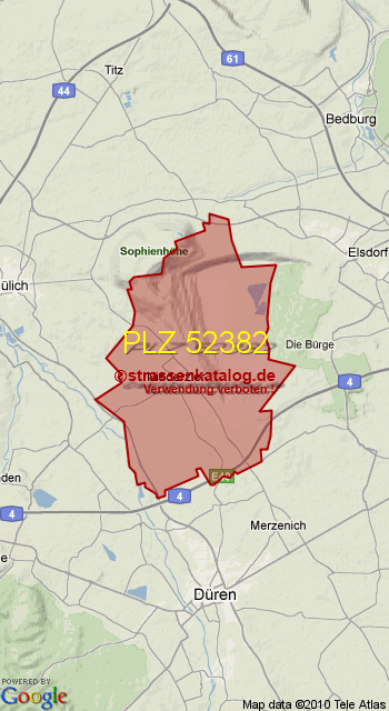 Postleitzahl 52382
