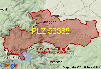 Postleitzahl 52385