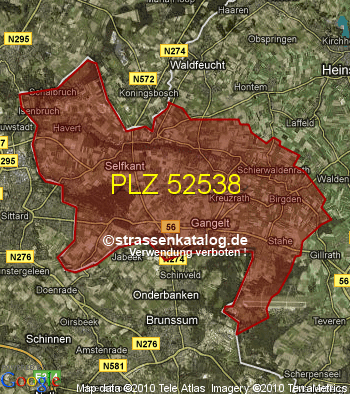 Postleitzahl 52538