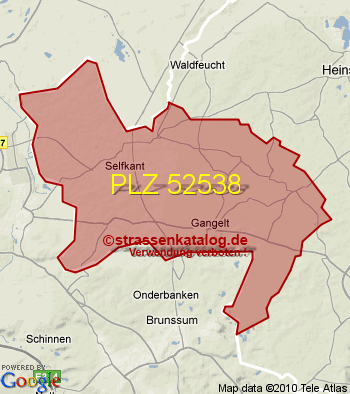 Postleitzahl 52538