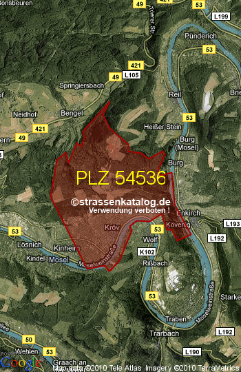 Postleitzahl 54536