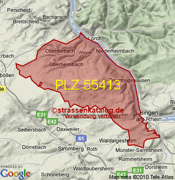 Postleitzahl 55413