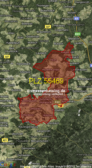 Postleitzahl 55469