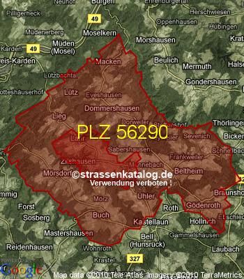 Postleitzahl 56290