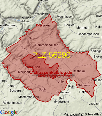 Postleitzahl 56290