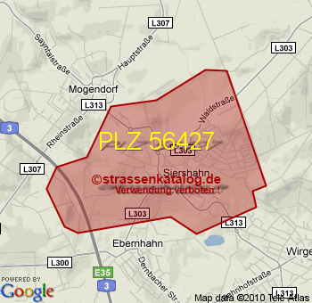 Postleitzahl 56427