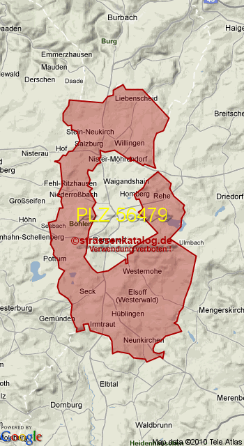Postleitzahl 56479