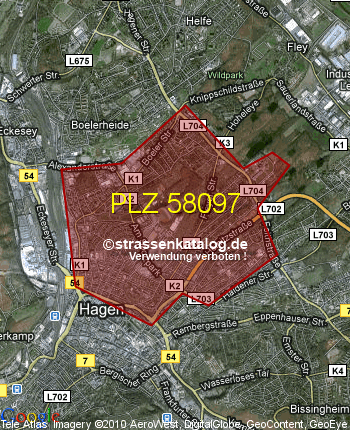 Postleitzahl 58097