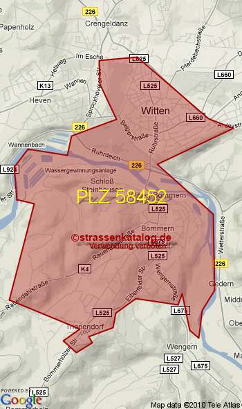 Postleitzahl 58452