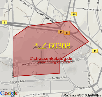 Postleitzahl 60308