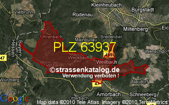 Postleitzahl 63937