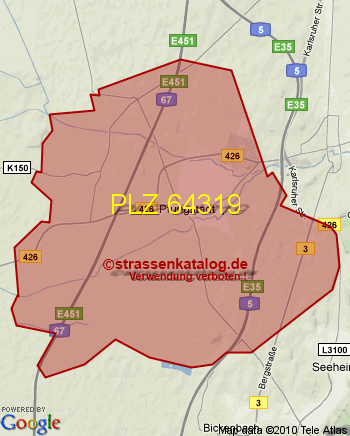 Postleitzahl 64319