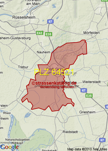 Postleitzahl 64521