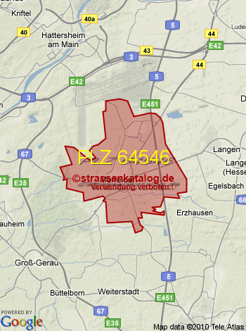 Postleitzahl 64546