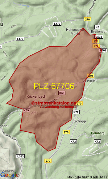 Postleitzahl 67706