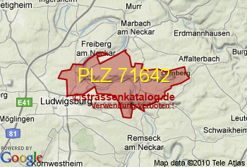 Postleitzahl 71642