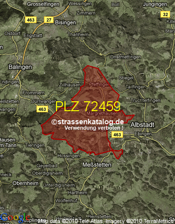 Postleitzahl 72459