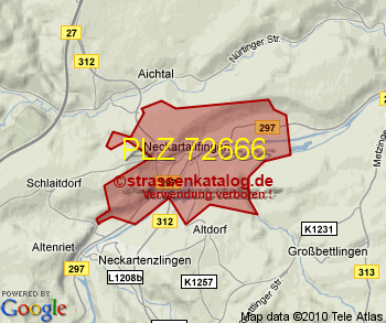 Postleitzahl 72666