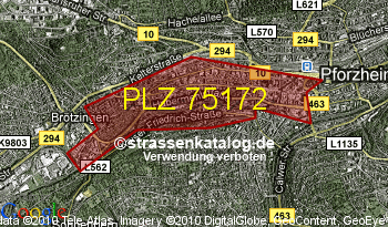 Postleitzahl 75172
