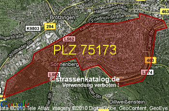 Postleitzahl 75173