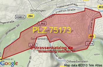 Postleitzahl 75173