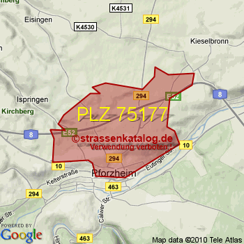 Postleitzahl 75177
