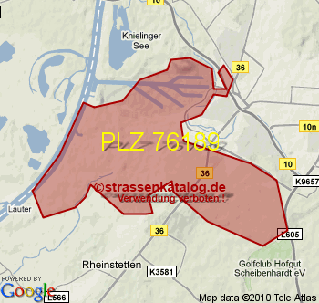 Postleitzahl 76189