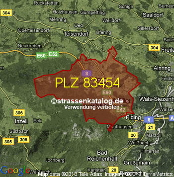 Postleitzahl 83454