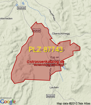 Postleitzahl 87743