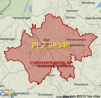 Postleitzahl 88348