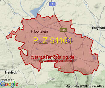 Postleitzahl 91161