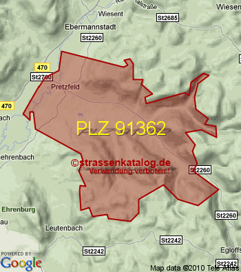 Postleitzahl 91362