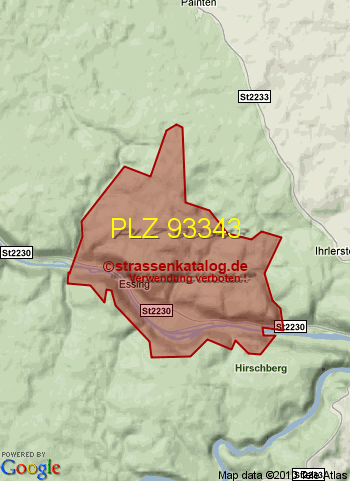 Postleitzahl 93343