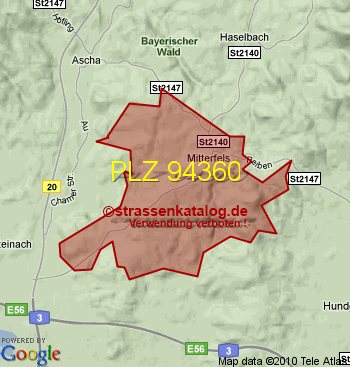 Postleitzahl 94360